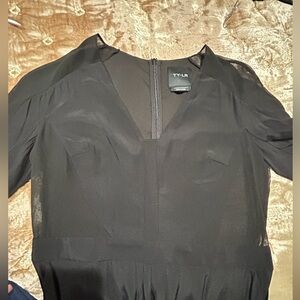 Elegant Black Long Sleeve Jumpsuit